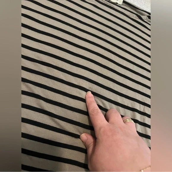 Madewell Striped Long Sleeve Tee – Size Small - Picture 3 of 5